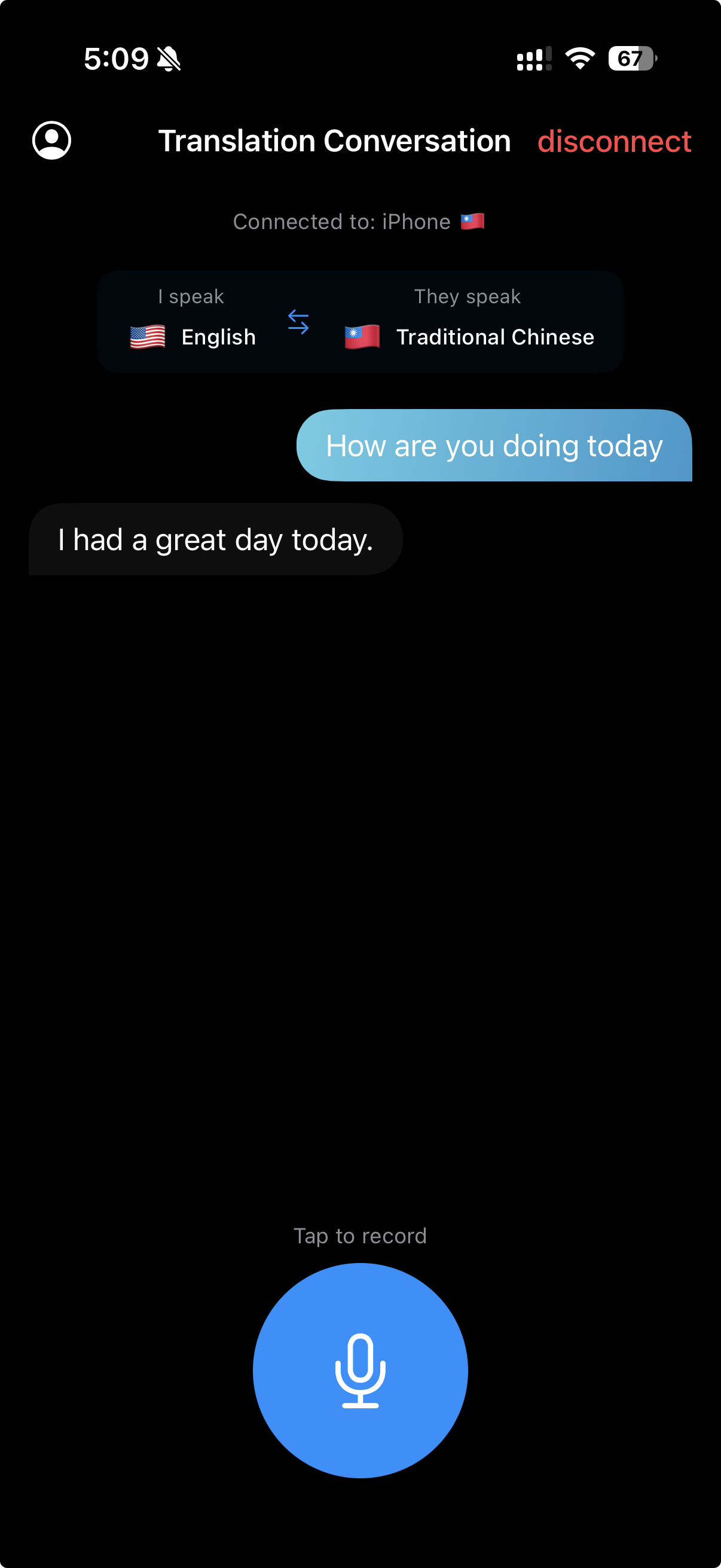 Real-time translation